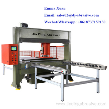 travelling head Cutter Punch Machine For Sanding Disc